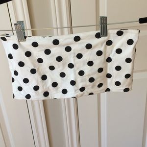 Polka dot tube top